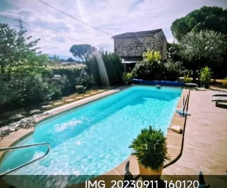 Sud France Petite Maison De Charme Avec Piscine, Jaccuzi Et Clim Dom wakacyjny Bédarieux