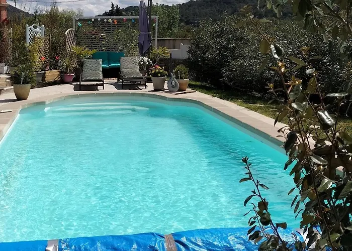Feriehus Sud France Petite Maison De Charme Avec Piscine, Jaccuzi Et Clim *