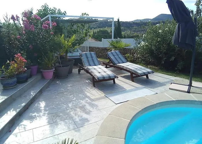 Feriehus Sud France Petite Maison De Charme Avec Piscine, Jaccuzi Et Clim Bédarieux